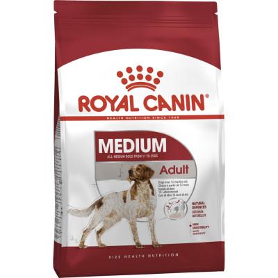 Сухий корм для дорослих собак середніх порід Royal Canin Medium Adult | 15 + 3 кг у подарунок (домашній птах)