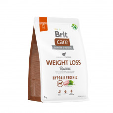 Сухий корм для собак із зайвою вагою Brit Care Dog Hypoallergenic Weight Loss| (кролик) 3 кг