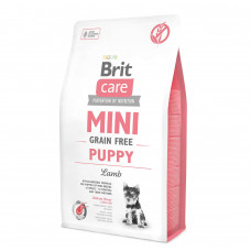 Сухий корм для цуценят та молодих собак мініатюрних порід Brit Care Mini GF Puppy Lamb 2 кг (ягня)
