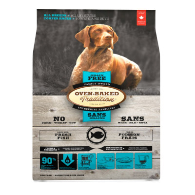 Сухий корм Oven-Baked Tradition Dog Grain Free 2,27 кг - риба