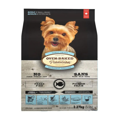 Сухий корм Oven-Baked Tradition Dog Adult Small Breed 2,27 кг - риба