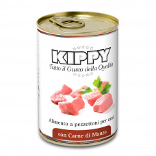 Вологий корм для собак Kippy Dog 400 г (шматочки м'яса, яловичина)