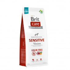 Сухий корм для собак з чутливим травленням Brit Care Dog Grain-free Sensitive беззерновий | (оленина) 12 кг