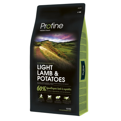 Сухой корм для собак с лишним весом Profine Light Lamb 15 кг (ягненок)