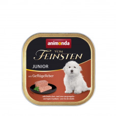Вологий корм для цуценят Animonda Vom Feinsten Junior with Poultry liver | 150 г (печінка)