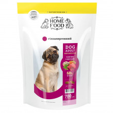 Сухий корм для собак Home Food Hypoallergenic Adult Mini & Medium 700 г - телятина та овочі