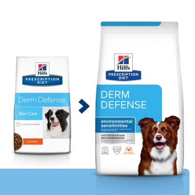 Сухой корм для собак Hill’s Prescription Diet Derm Defense 1,5 кг - курица Сухой корм для собак Hill’s Prescription Diet Derm Defense 1,5 кг - курица