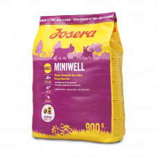 Сухий корм для дорослих собак малих порід Josera Miniwell 900 г (домашній птах)