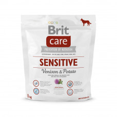 Сухий корм для собак з чутливим травленням Brit Care Sensitive Venison & Potato 1 кг (оленина та картопля)