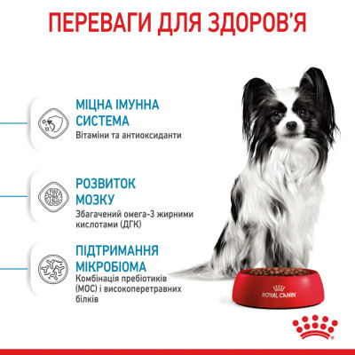 Сухий корм для цуценят дрібних порід Royal Canin X-Small Puppy 1,5 кг + 500 в ПОДАРУНОК (домашня птиця) Сухий корм для цуценят дрібних порід Royal Canin X-Small Puppy 1,5 кг + 500 в ПОДАРУНОК (домашня птиця)