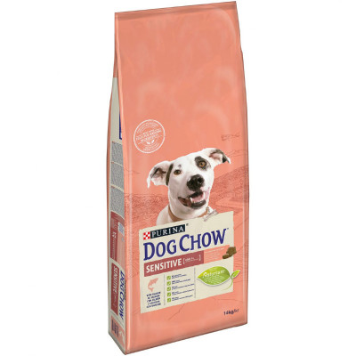Сухий корм для дорослих собак Dog Chow Sensetive 2,5 кг (лосось)