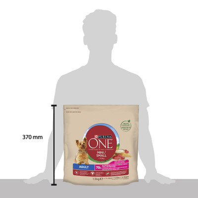 Сухий корм для собак малих порід Purina One Mini 1,5 кг (яловичина та рис) Сухий корм для собак малих порід Purina One Mini 1,5 кг (яловичина та рис)