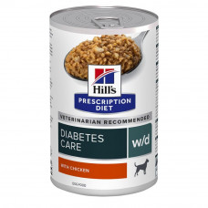 Вологий корм для собак, для контролю ваги Hills Prescription Diet Canine w/d 370 г (курка)