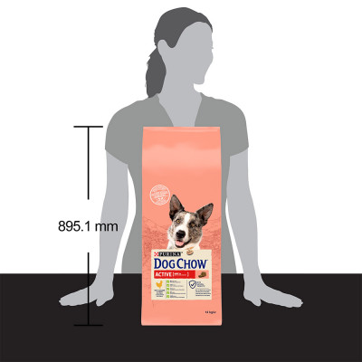 Сухий корм для активних собак всіх порід Dog Chow Active Chicken 14 кг (курка) Сухий корм для активних собак всіх порід Dog Chow Active Chicken 14 кг (курка)