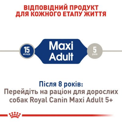 Сухий корм для собак Royal Canin Maxi Adult, 4 кг (домашня птиця) Сухий корм для собак Royal Canin Maxi Adult, 4 кг (домашня птиця)