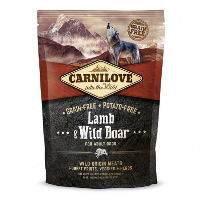 Сухой корм для взрослых собак всех пород Carnilove Lamb & Wild Boar 1,5 кг (ягненок и кабан)