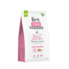 Сухий корм для собак малих порід Brit Care Dog Sustainable Adult Small Breed | (курка та комахи) 7 кг