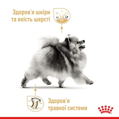 Вологий корм для собак породи померанський шпіц Royal Canin Pomeranian Loaf pouch 85 г, 3+1 шт у подарунок (домашня птиця) Вологий корм для собак породи померанський шпіц Royal Canin Pomeranian Loaf pouch 85 г, 3+1 шт у подарунок (домашня птиця)
