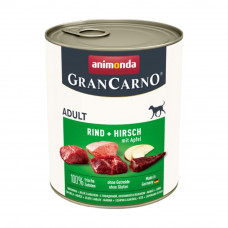 Вологий корм для собак Animonda Gran Carno Adult Beef + Deer with Apple | 800 г (яловичина та оленина)