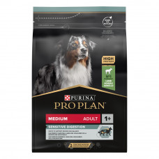 Сухий корм для дорослих собак середніх порід з чутливим травленням ProPlan Medium Sensitive 3 кг (ягня)