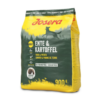 Сухой корм для взрослых собак всех пород Josera Ente & Potatoes 900 г (утка)