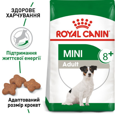 Сухой корм для пожилых собак мелких пород Royal Canin Mini Adult 8+, 2 кг (домашняя птица) Сухой корм для пожилых собак мелких пород Royal Canin Mini Adult 8+, 2 кг (домашняя птица)