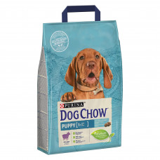 Сухий корм для цуценят всіх порід Dog Chow Puppy Lamb 2,5 кг (ягня)