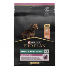 Сухий корм для цуценят малих порід із чутливою шкірою Pro Plan Small and Mini Puppy Sensitive Skin 3 кг (лосось)