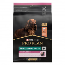 Сухий корм для дорослих собак дрібних порід із чутливою шкірою Purina Pro Plan Small & Mini Sensitive 3 кг (лосось)