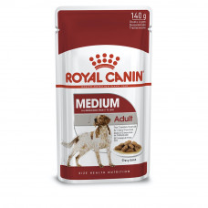 Вологий корм для дорослих собак середніх порід Royal Canin Medium Adult 140 г (домашня птиця)