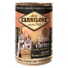 Вологий корм для цуценят Carnilove Salmon & Turkey 400 г (лосось та індичка)