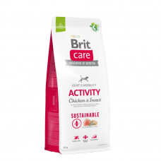 Сухий корм для собак з підвищеною активністю Brit Care Dog Sustainable Activit | (курка та комахи) 12 кг
