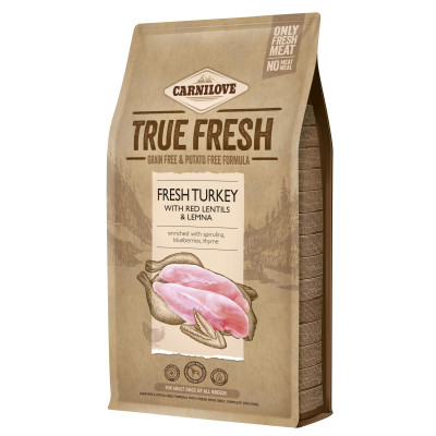 Сухий корм для дорослих собак усіх порід Carnilove True Fresh TURKEY for Adult dogs 4 кг (індичка)
