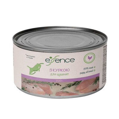 Вологий корм для цуценят Essence 200 г (курка)