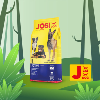 Сухой корм для взрослых собак Josera JosiDog Active 18 кг (домашняя птица) Сухой корм для взрослых собак Josera JosiDog Active 18 кг (домашняя птица)