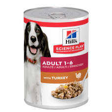 Вологий корм для дорослих собак Hills Science Plan Canine Adult 370 г (індичка)