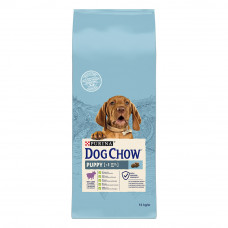 Сухий корм для цуценят всіх порід Dog Chow Puppy Lamb 14 кг (ягня)