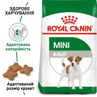 Сухий корм для собак дрібних порід Royal Canin Mini Adult 800 г (домашня птиця)