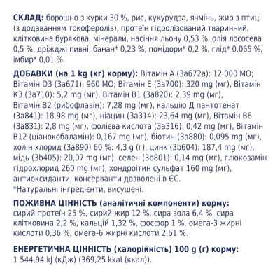Сухий корм для собак великих порід Club 4 Paws Premium 14 кг (курка)