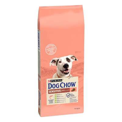 Сухий корм для дорослих собак із чутливим травленням Dog Chow Sensetive 14 кг (лосось) Сухий корм для дорослих собак із чутливим травленням Dog Chow Sensetive 14 кг (лосось)
