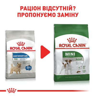 Корм сухий для собак Royal Canin Mini Light Weight Care 1 кг (домашній птах) Корм сухий для собак Royal Canin Mini Light Weight Care 1 кг (домашній птах)