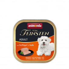 Вологий корм для собак Animonda Vom Feinsten Adult with Poultry + Veal | 150 г (птиця)