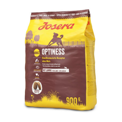 Сухой корм для взрослых собак крупных пород Josera Optiness 900 г (ягненок)