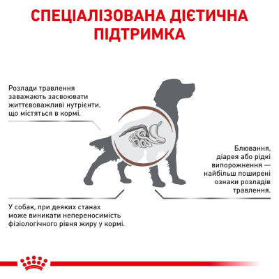 Сухий корм для собак, при захворюваннях шлунково-кишкового тракту Royal Canin Gastro Intestinal Low Fat 1,5 кг (домашня птиця) Сухий корм для собак, при захворюваннях шлунково-кишкового тракту Royal Canin Gastro Intestinal Low Fat 1,5 кг (домашня птиця)