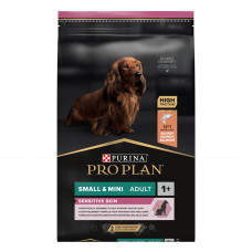 Сухий корм для дорослих собак дрібних порід із чутливою шкірою Purina Pro Plan Small & Mini Sensitive Skin, 7 кг (лосось)