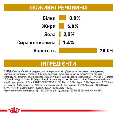 Вологий корм для собак, при захворюваннях сечовивідних шляхів Royal Canin Urinary S/O, 410 г (домашня птиця) Вологий корм для собак, при захворюваннях сечовивідних шляхів Royal Canin Urinary S/O, 410 г (домашня птиця)