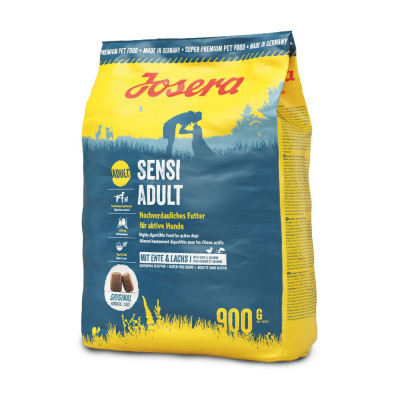 Сухий корм для дорослих собак без зерновий Josera SensiAdult 900 г (птах і картопля)