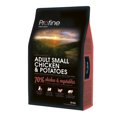 Сухий корм для дорослих собак дрібних порід (вагою до 10 кг) Profine Adult Small 10 кг (курка)