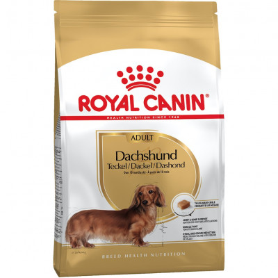 Сухий корм для дорослих собак породи такса Royal Canin Dachshund Adult 1,5 кг (домашня птиця)