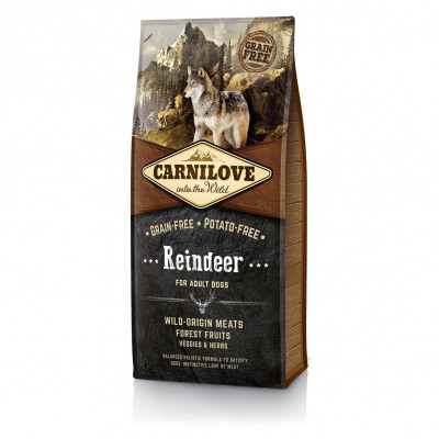 Сухий корм для дорослих собак всіх порід Carnilove Raindeer 12 кг (оленина та кабан)